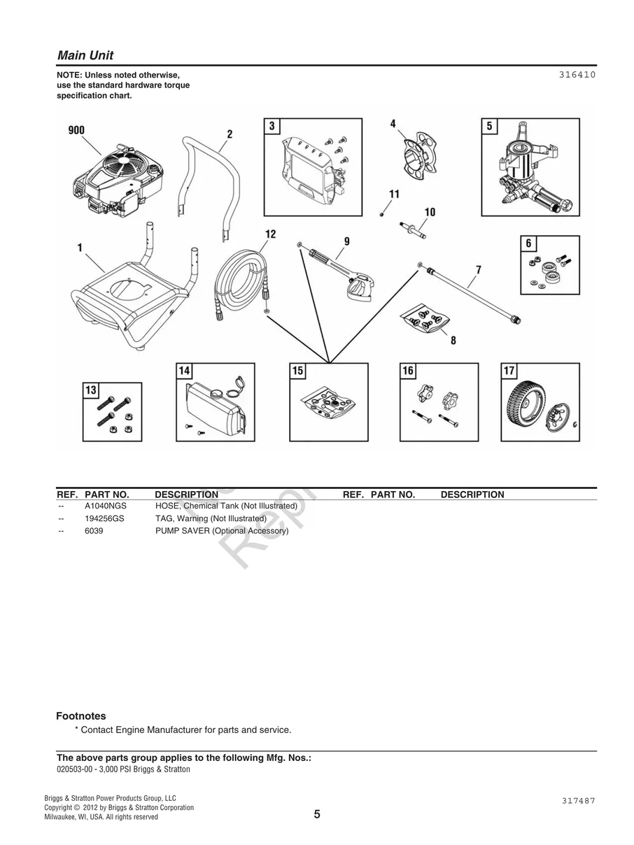 BRIGGS AND STRATTON, 020503-00, IPL.5